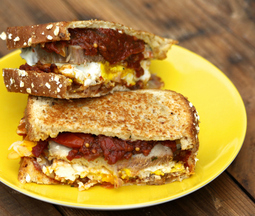 Pork and Eggs Breakfast Sandwich