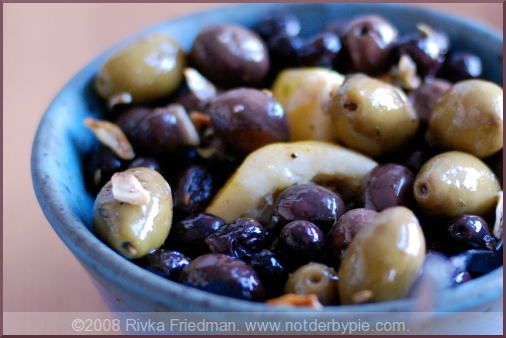 Oven-Roasted Olives