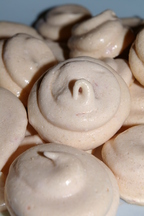 Strawberry Jam Meringue Cookies