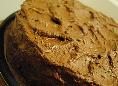 Brandied Earl Grey Chocolate Cake