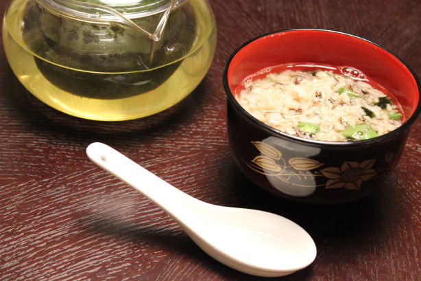 Chestnut Wild Rice in Green Tea
