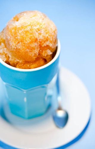 Tea sorbet