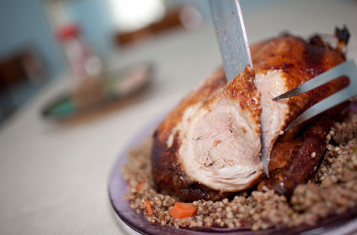 Tea Smoked Whole Duck with Plum Wine Sauce