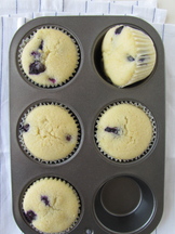 Blueberry & Lemon Cupcakes with Lemon Cream Cheese Frosting