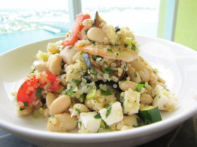 Quinoa Shrimp Salad