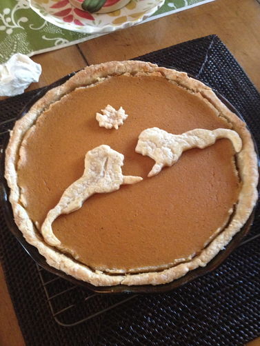 Maple Chai Coconut Marzipan Sweet Potato Pie