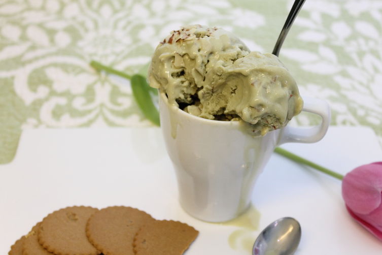 Green Tea Almond Gelato