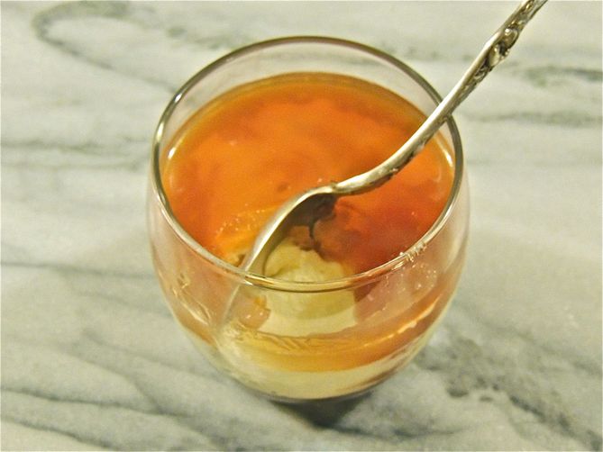 Cara Cara Panna Cotta with Earl Grey Gelée