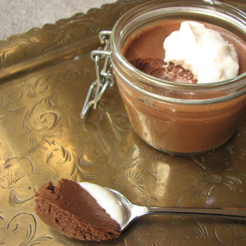 Earl Grey Infused Blender Chocolate Mousse