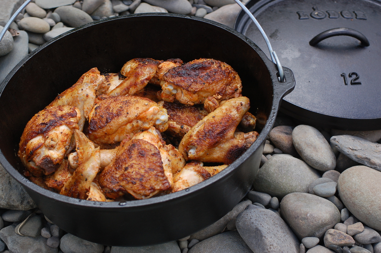 pan roasted farm chicken, down at the river
