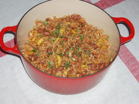 Pueblo Bean and Rice Casserole