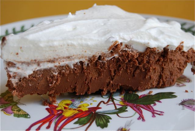 French Silk Pie with Coconut Crust