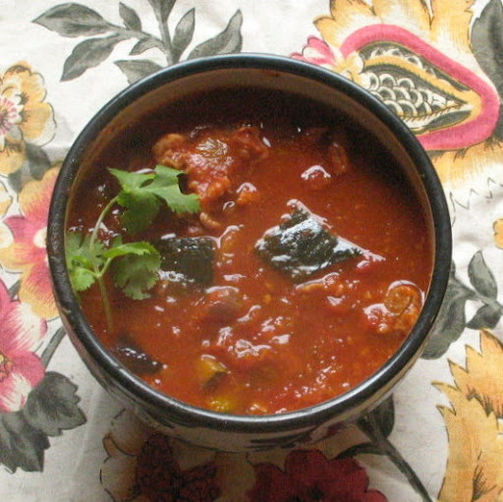 Mexican Chipotle and Smoked Pork Stew with Chorizo and Buttercup Squash 