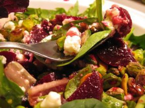 Elemental Inspired Beet Salad with Pineapple Dressing