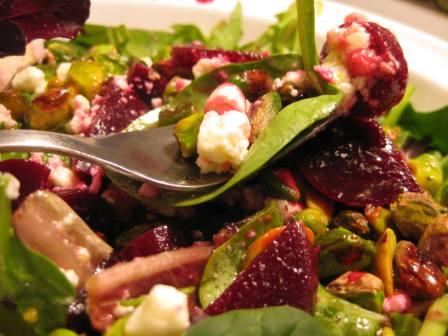 Elemental Inspired Beet Salad with Pineapple Dressing