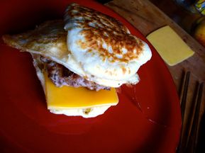 English Muffin with Sausage and Egg
