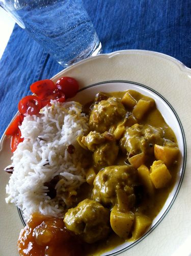 Curried Meatballs