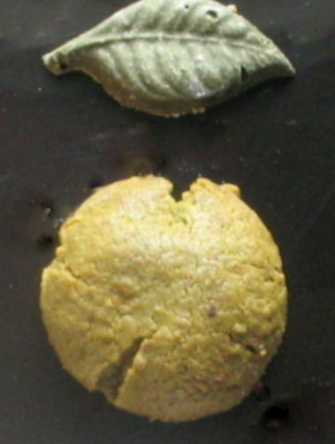 Pistachio and Green Tea Polvorones with Green Tea Truffle Filling