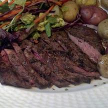 Garlic & Herb Marinated Flat Iron Steak