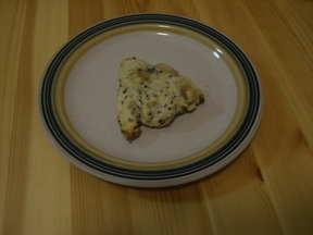 Roasted Pear Sesame Ginger Scones