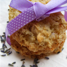 Lavender Lace Cookies