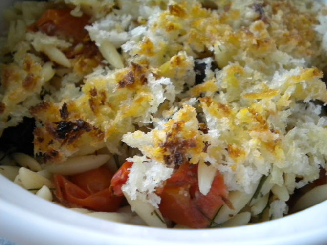 A Gratin of Fennel, Orzo, Tomato....