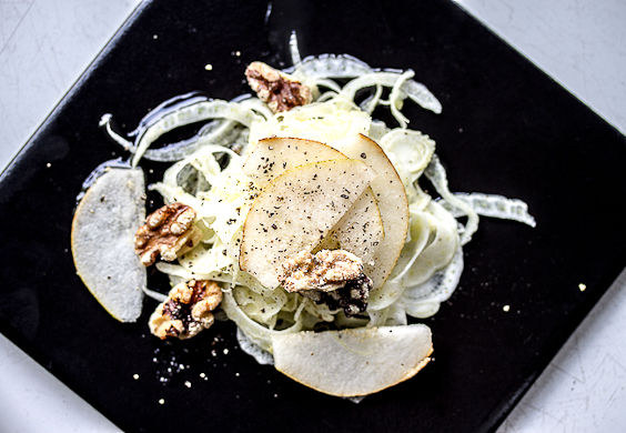Fennel Salad With Asian Pears and Walnuts
