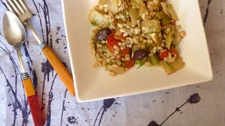Roasted Fennel and Tomatoes with Barley