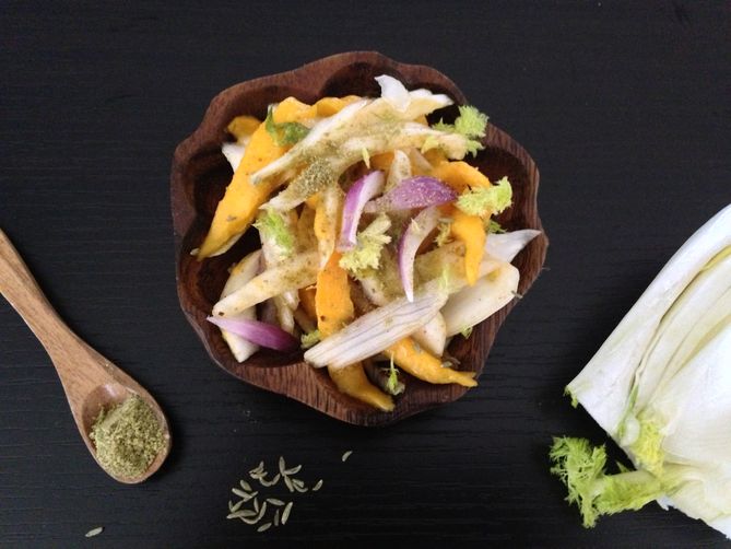 Mango and Fennel Kachumber (Slaw)