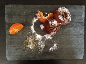 Fennel orange doughnuts