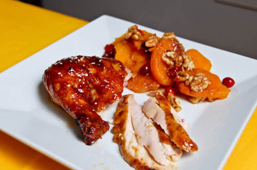 Chicken w/ Asian BBQ Sauce