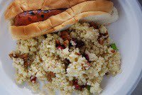 Cous-Cous with Blue Cheese, Craisin and Pecans