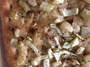 Fennel and Thyme Topped Flatbread