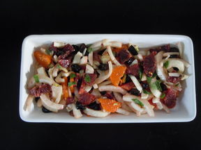 Fennel, Orange and Oil Cured Olive Salad