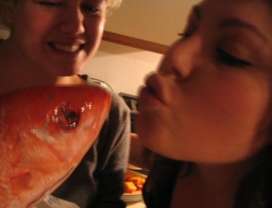 Salt Crusted Whole Fish with Blood Oranges