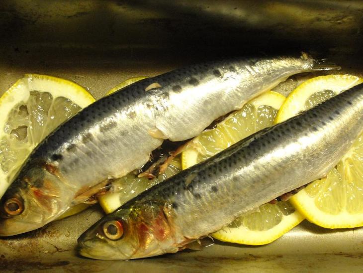 Twice Cooked Sardines and Green Grape Gremolata