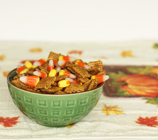 Candy Corn Chex Mix