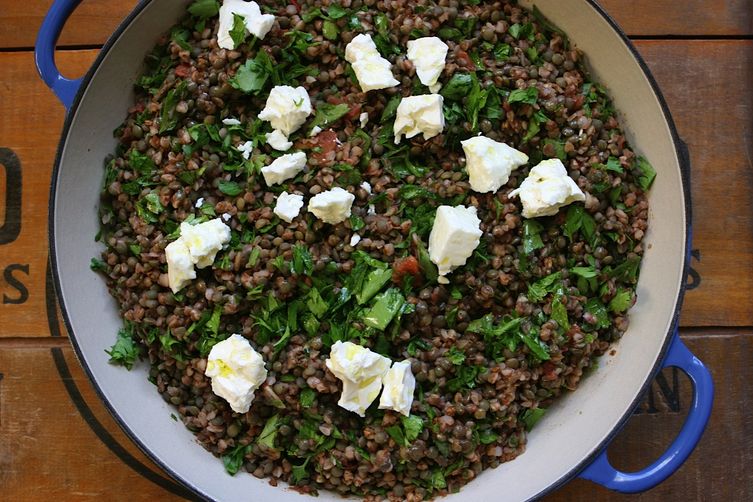 Green Lentils with Kasha