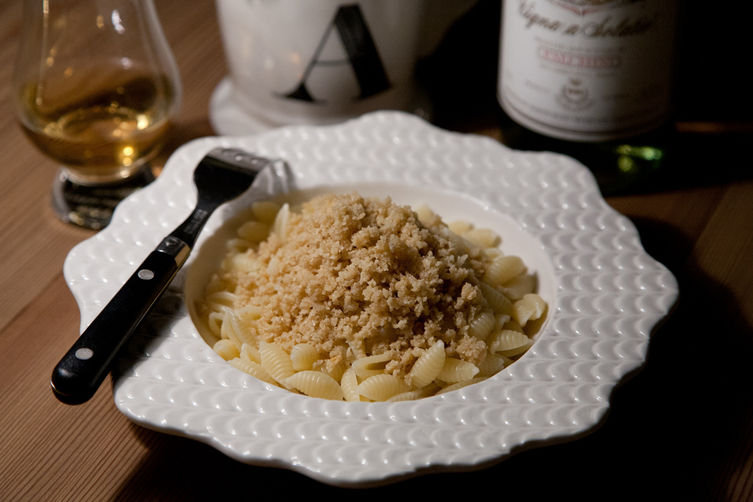 Cavatelli with Asiago Oat Crumbs