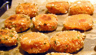 Mashed Sweet Potato Tots