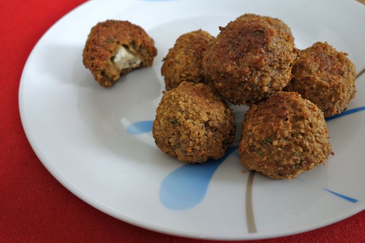 Feta Stuffed Eggplant Polpetti