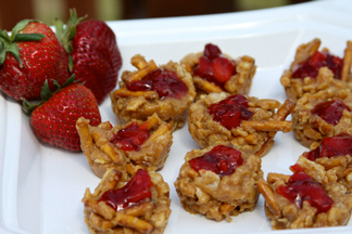 PB & J Caramel Chewies