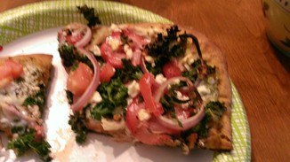 Time for Spring Pizza with Sweet Potato Dough