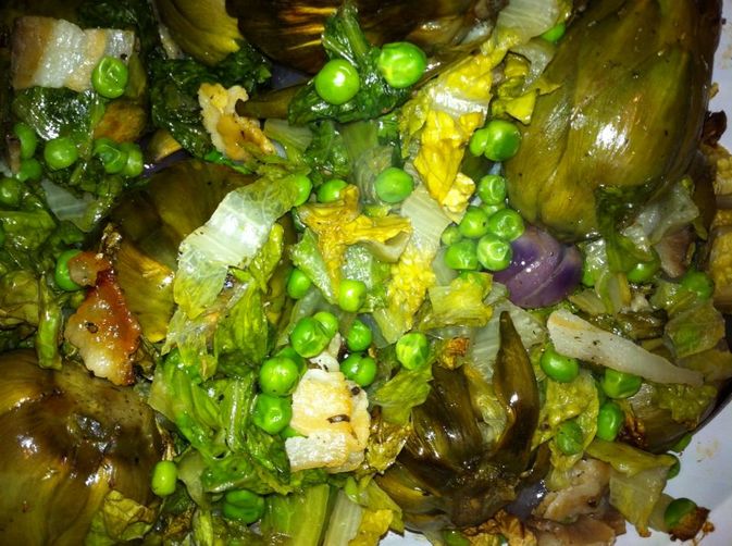 Ragout of Peas and Artichokes