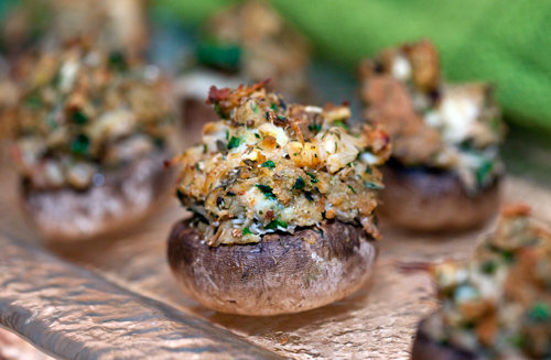 crabmeat stuffed mushrooms