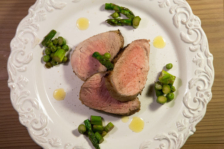 Basil Ginger Marinated Pork Tenderloin