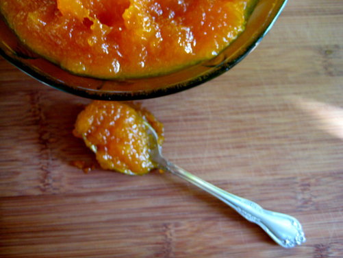 doce de abóbora: sweet butternut squash compote with cloves