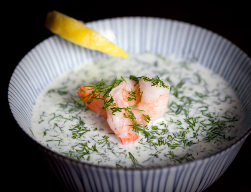 chilled cucumber soup