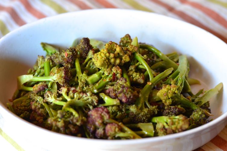 Spicy-Sour Romanesco