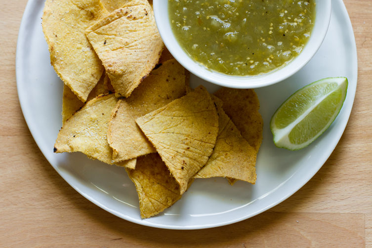 Homemade Corn Tortilla Chips